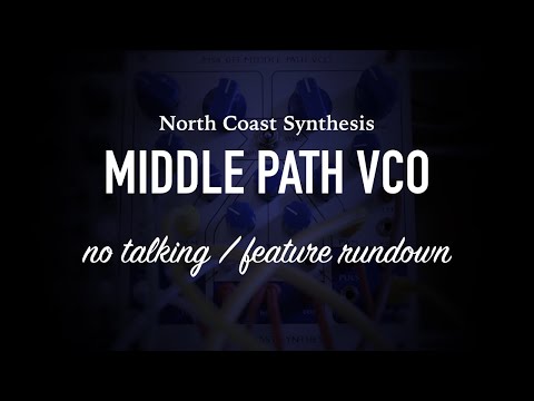 North Coast Synthesis MIDDLE PATH VCO / all the features demonstrated / no talking