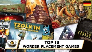 Top 13 Worker Placement Brettspiele (deutsch)