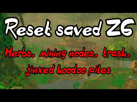 WoW Classic - How to reset a Saved ZG ID (NOT BOSSES; trash/herbs/mining nodes/jinxed hoodo piles)