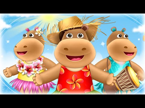 Hipopotamii – Cântece Pentru Copii în Limba Română – Desene Animate – Cu Dragoste Pentru Copii