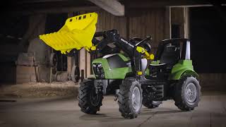 Rollytoys Farm Trac Pedalni traktor Deutz Agrotron 7250 TTV s čelnim nakladačem