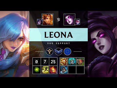 Leona Support vs Morgana - EUW Diamond Patch 25.13