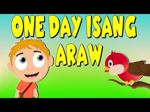One day Isang Araw | Animated Tagalog Nursery Rhymes | Awiting Pambata Filipino