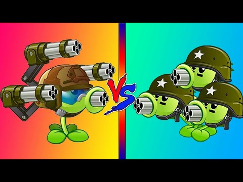Tournament All PEA Plants Vs Zombies NOOB - PRO - HACKER version - PvZ 2 Plant vs Plant