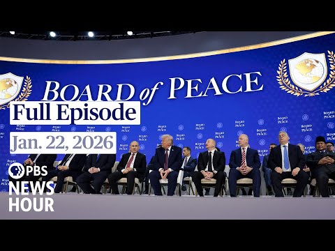PBS News Hour full episode, Jan. 22, 2026