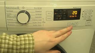 How to Start Fast 30 Minutes Program on Electrolux TimeCare 500 Washing Machine