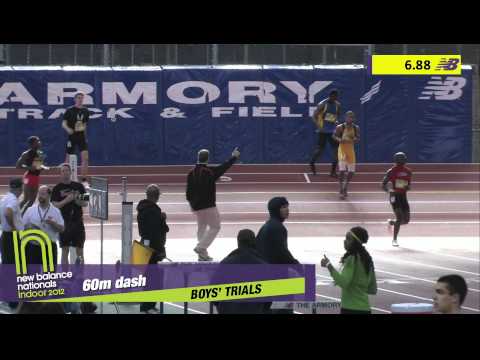 Boys 60m Heat 4 - New Balance Indoor Nationals 2012