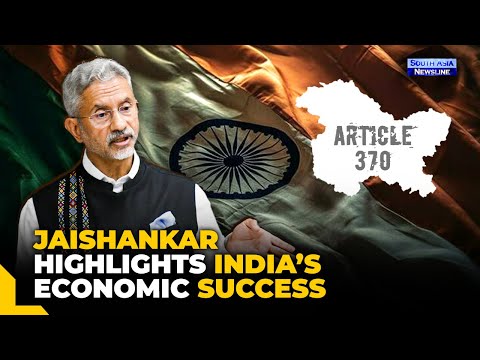 Jaishankar highlights foreign policy success, economic growth, explains Article 370 abrogation