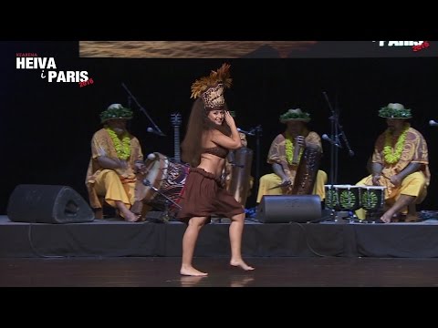 Moena Maiotui - Guest Heiva i Paris 2016 - Otea performance Ori Tahiti