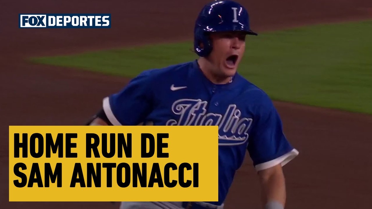 🇮🇹😎 HOME RUN, 2 CARRERAS Sam Antonacci | Italia 3-0 USA | WBC 2026