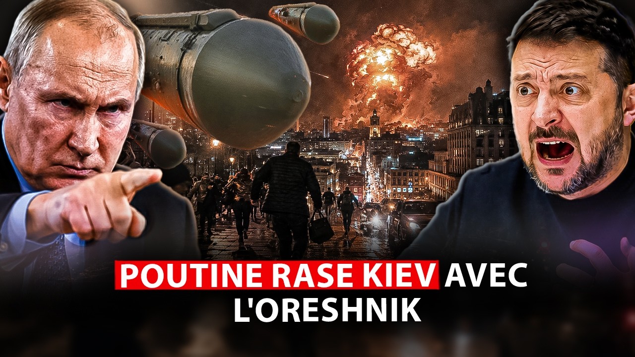 Moscou frappe Kiev avec l'Orechnik, Poutine répond aux provocations.