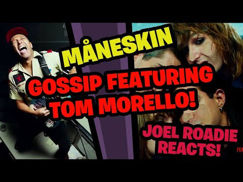 Måneskin - GOSSIP ft. Tom Morello - Roadie Reacts