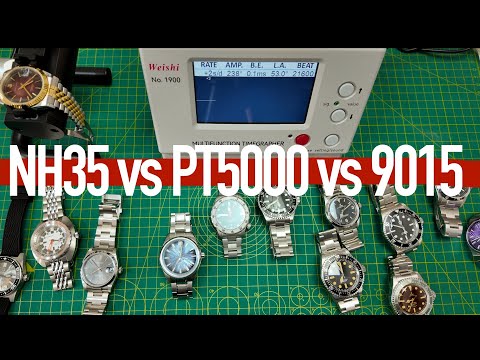 One clear winner: Testing the accuracy of 15 Ali Express automatics | NH35 vs PT5000 vs Miyota 9015