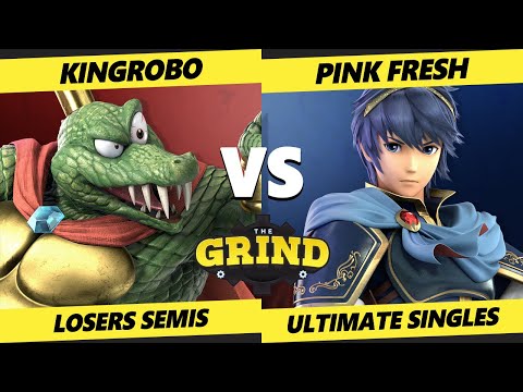 The Grind 270 Losers Semis - KingRoBo (K Rool) Vs. Pink Fresh (Marth) Smash Ultimate - SSBU