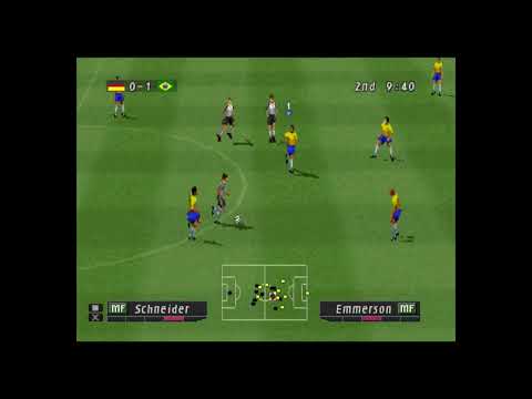 ISS Pro Evolution 2 -- Gameplay (PS1)