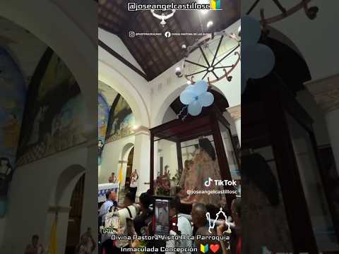 Divina Pastora Visitó A La Parroquia Inmaculada Concepción 🔰#shorts