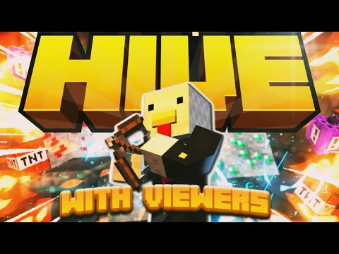 Minecraft Hive With Viewers! (Cs's, Parties & More!)