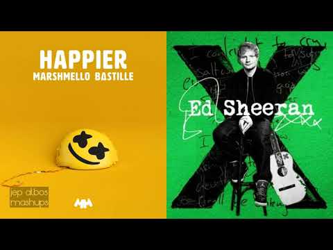 Ed Sheeran ft. Marshmello, Bastille - Happier Photograph v2 (MASHUP)