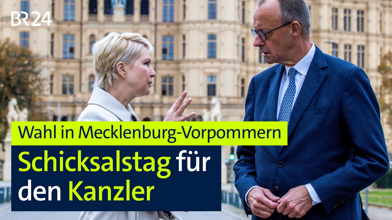 Wahl in Mecklenburg-Vorpommern: Schicksalstag für den Kanzler | BR24