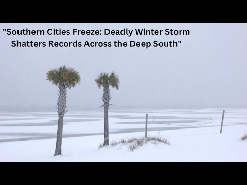 Southern Cities Freeze Deadly Winter Storm Shatters Records Across the Deep South