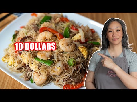 These Fried Noodles Feed a Family for 10 Dollars!