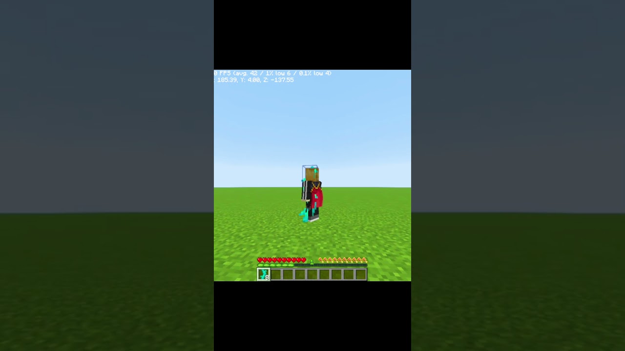 Minecraft MLG Clutch 😱🔥 #shorts