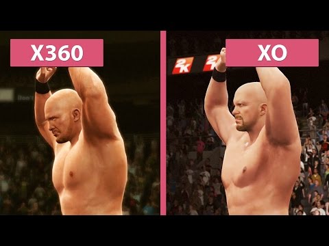 WWE 2K16 – Xbox 360 vs. Xbox One Graphics Comparison [FullHD][60fps]