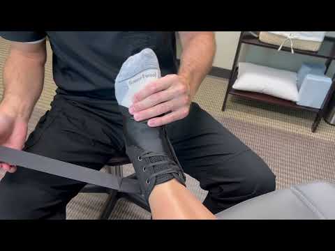Proper Application of a Lace-Up Ankle Brace | Kansas City Direct Care Podiatrist
