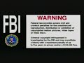 FBI Warning VHS