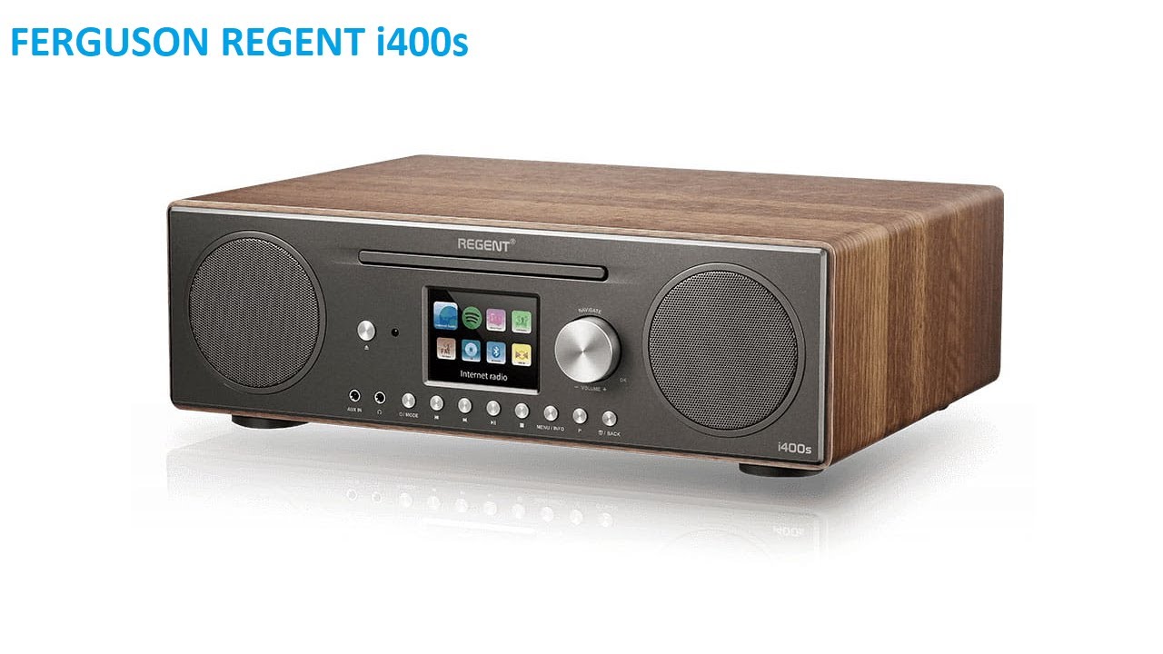 Ferguson Regent i400s - Radio internetowe z odtwarzaczem CD i funkcjami multimedialnymi