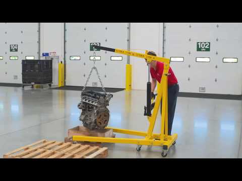 Hydraulic Portable Floor Cranes