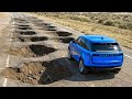 Cars Vs Consecutive Potholes Challenge 3 In BeamNG Drive