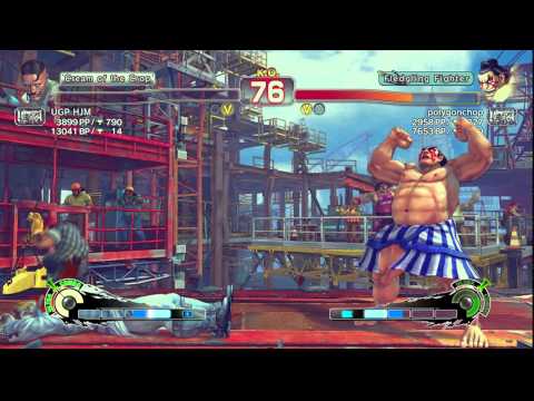 USFIV~ Dudley (UGP HJM) vs  E.Honda (polygonchop) HD