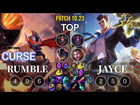 OMG Curse Rumble vs Jayce Top - KR Patch 10.23