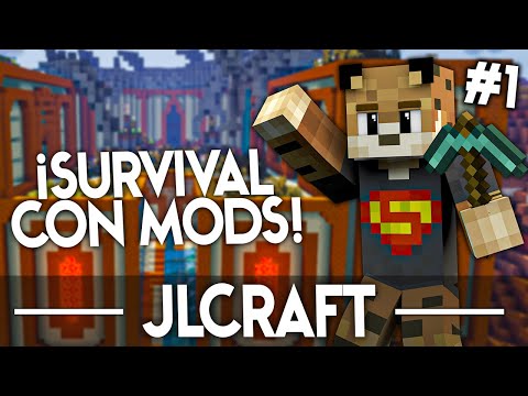WE STARTED THE ADVENTURE 😄!!!  Survival with Mods |  JLCraft #1