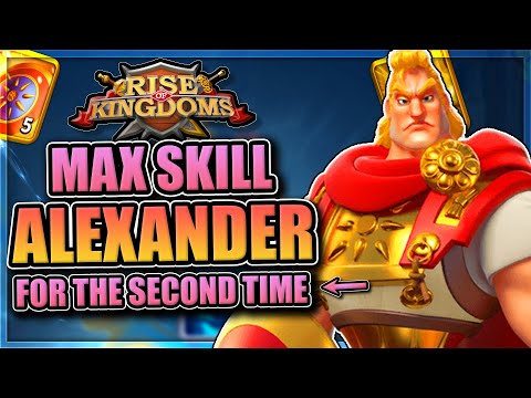 Expertised Alexander the Great in Rise of Kingdoms [top tier legendary]