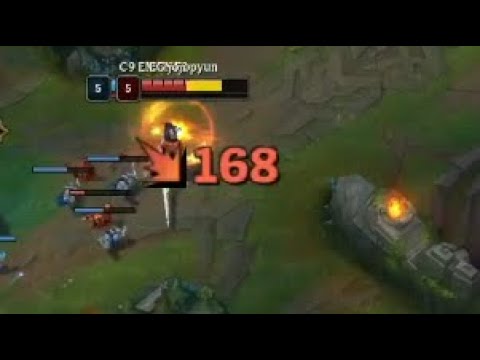 EG JOJO GETTING KILLED BY TRYNDAMERE CRIT RNG - C9 VS EG | #lcs