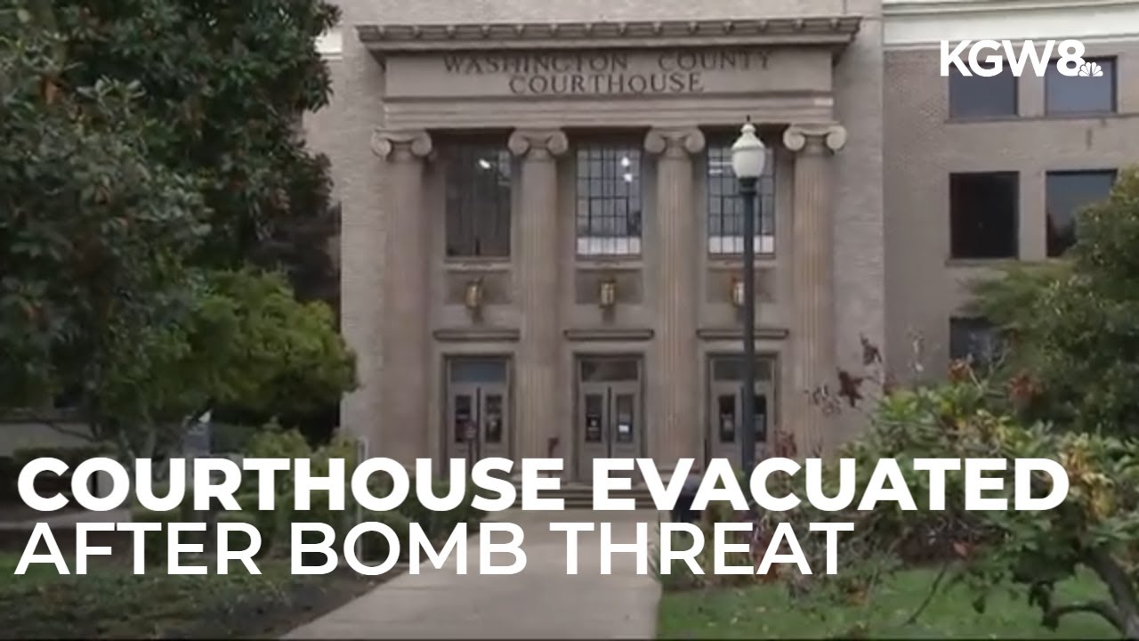 Washington County Courthouse evacuated after a bomb threat