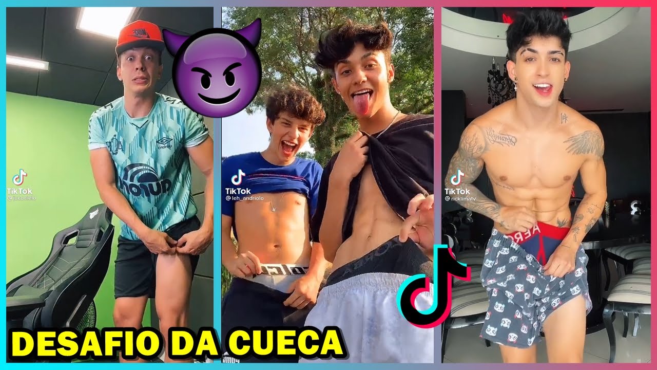 MENINOS DO TIKTOK NO DESAFIO DA CUECA !!! ‹ TikTok Hits ›