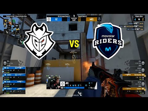 G2 vs Movistar Riders | Highlights | ESL Pro League 17 | Playoffs round 1