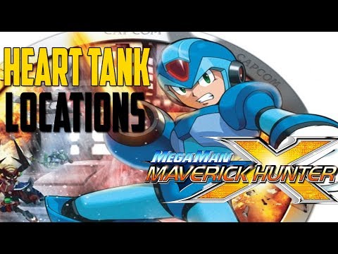 Megaman Maverick Hunter X - Heart Tank Locations