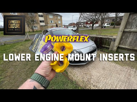 Powerflex Lower Engine Inserts - Honda CRZ - EXPRESSION CULTURE