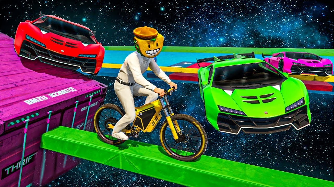 CORRE O TE ATROPELLO EN BICI!! JUGADA DE LOCURA!! - GTA 5 ONLINE