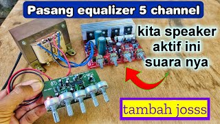 Download lagu How to install Equalizer on an active speaker kit‼️the sound becomes even more powerful.. mp3