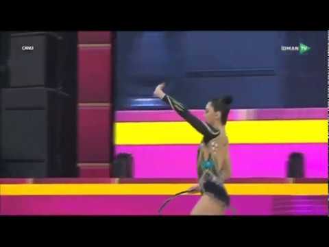 Alina Adilkhanova Hoop Qualifications World Championships Baku 2019