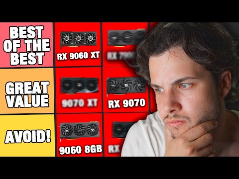 The Best & Worst AMD Graphics Cards Ranked! - Tier List 2025