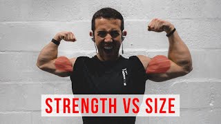 How To Train for SIZE Vs STRENGTH (Sets And Reps)