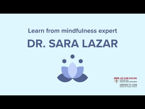 Learn from mindfulness expert Dr. Sara Lazar