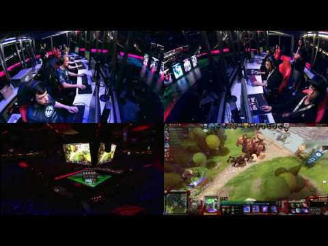 EG vs. EHOME, Crowd noise + player cams, final minutes, TI6