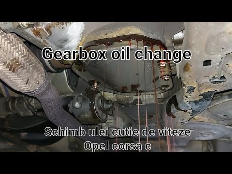 Gearbox oil change / Schimb ulei cutie easytronic opel corsa C